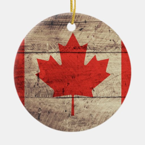 Canadian Christmas Ornaments $21.95. old wooden canadian