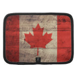 Old Wooden Canadian Flag planners