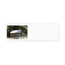 Old Wooden Church Custom Return Address Labels