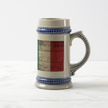 Old Wooden Italy Flag Coffee Mug