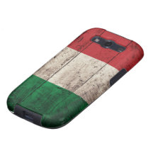 Old Wooden Italy Flag Galaxy S3 Covers