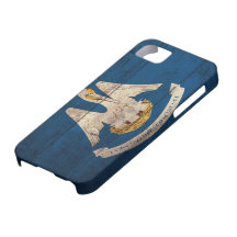Old Wooden Louisiana Flag; iPhone 5 Covers