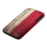 Old Wooden Poland Flag iPhone 3 Cases