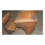 Old  Wooden School Desk and Chair Stickers