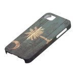 Old Wooden South Carolina Flag; iPhone 5 Case