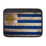Old Wooden Uruguay Flag MacBook Sleeve