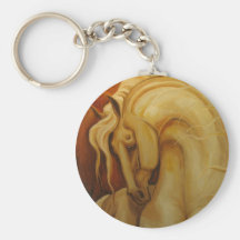 Old World Horse Keychain