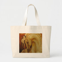 Old World Horse Tote Bag