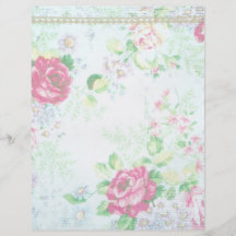 Old World Lace Stationary/flyer craft paper