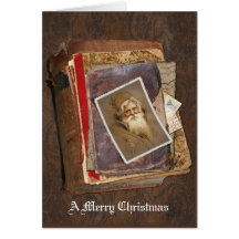 Old World Santa, A Merry Christmas Card