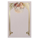 Old World Santa and Cherub Stationery