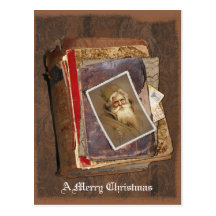 Old World Santa Books, A Merry Christmas Post Cards