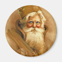 Old World Santa Claus, Vintage Victorian St. Nick Magnet