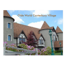 Olde World Canterbury Village Post Card 2