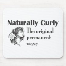 Olde World Naturally Curly Mousepad