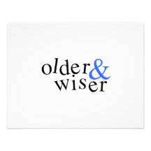 Older and Wiser Personalized Invitations
