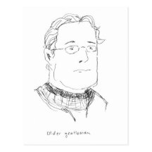 older gentleman post card