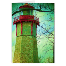 Oldest LIGHT HOUSE at Toronto Centre Island Card