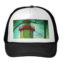 Oldest LIGHT HOUSE at Toronto Centre Island Mesh Hats
