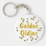 Oldies Music Keychain