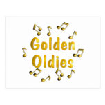 Oldies Music Postcard