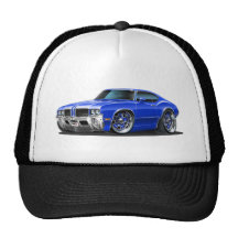 Olds Cutlass Blue Car Hats