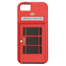 Oldschool British Telephone Booth iPhone 5 Cases