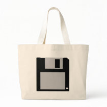 oldschool floppy disc 3.5 tote bag