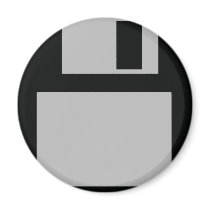 oldschool floppy disc 3.5 magnet