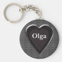 Olga Stole My Heart Keychain