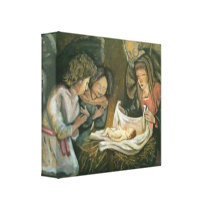 olio su tela regalo di natale canvas prints
