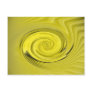 Olive abstract art postcard