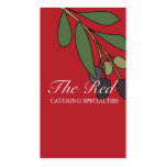 olive branch chef catering business card, The R...
