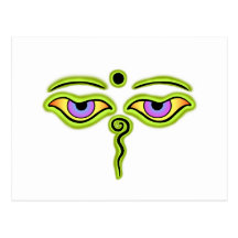 Olive Buddha Eyes.png Postcards