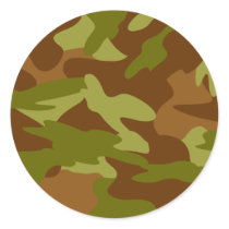 Olive Camo Stickers / Seals by Heard_
