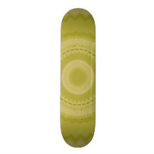 Olive Doily Skate Board