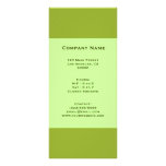 olive green rack card