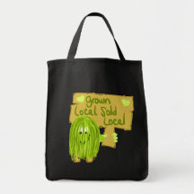 Olive grown local sold local canvas bags