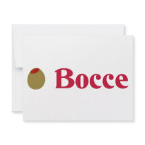 Olive (I Love) Bocce