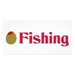 Olive (I Love) Fishing photo cards