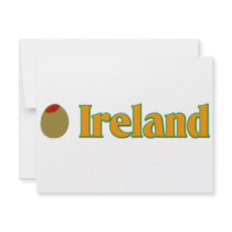 Olive (I Love) Ireland Custom Invitations