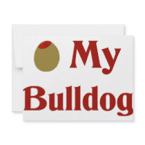 Olive (I Love) My Bulldog