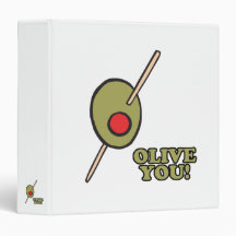 olive i love you 3 ring binders