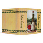 Olive Oil Still Life Recipes Vinyl Binder