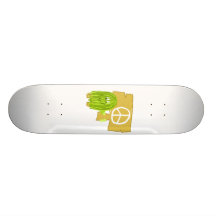 Olive Peace Skate Board Decks