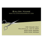 Olive Salon Business and Punch Cards Business Card Templates