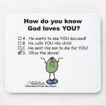 Olive the Above! Mouse Mats
