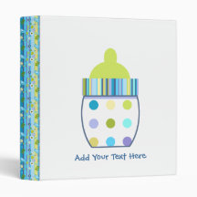 Oliver Baby Bottle Vinyl Binders
