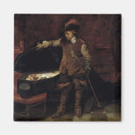Oliver Cromwell  Opening the Coffin of Charles Fridge Magnets