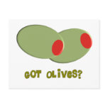 Olives Design Gifts "Got Olives?" Postcards